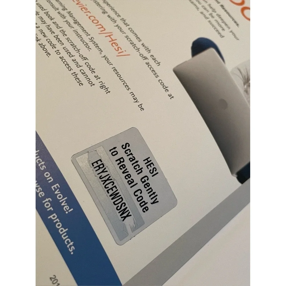 HESI Admission Assessment Exam Review 5th Edition Elsevier Evolve NO ACCESS CODE